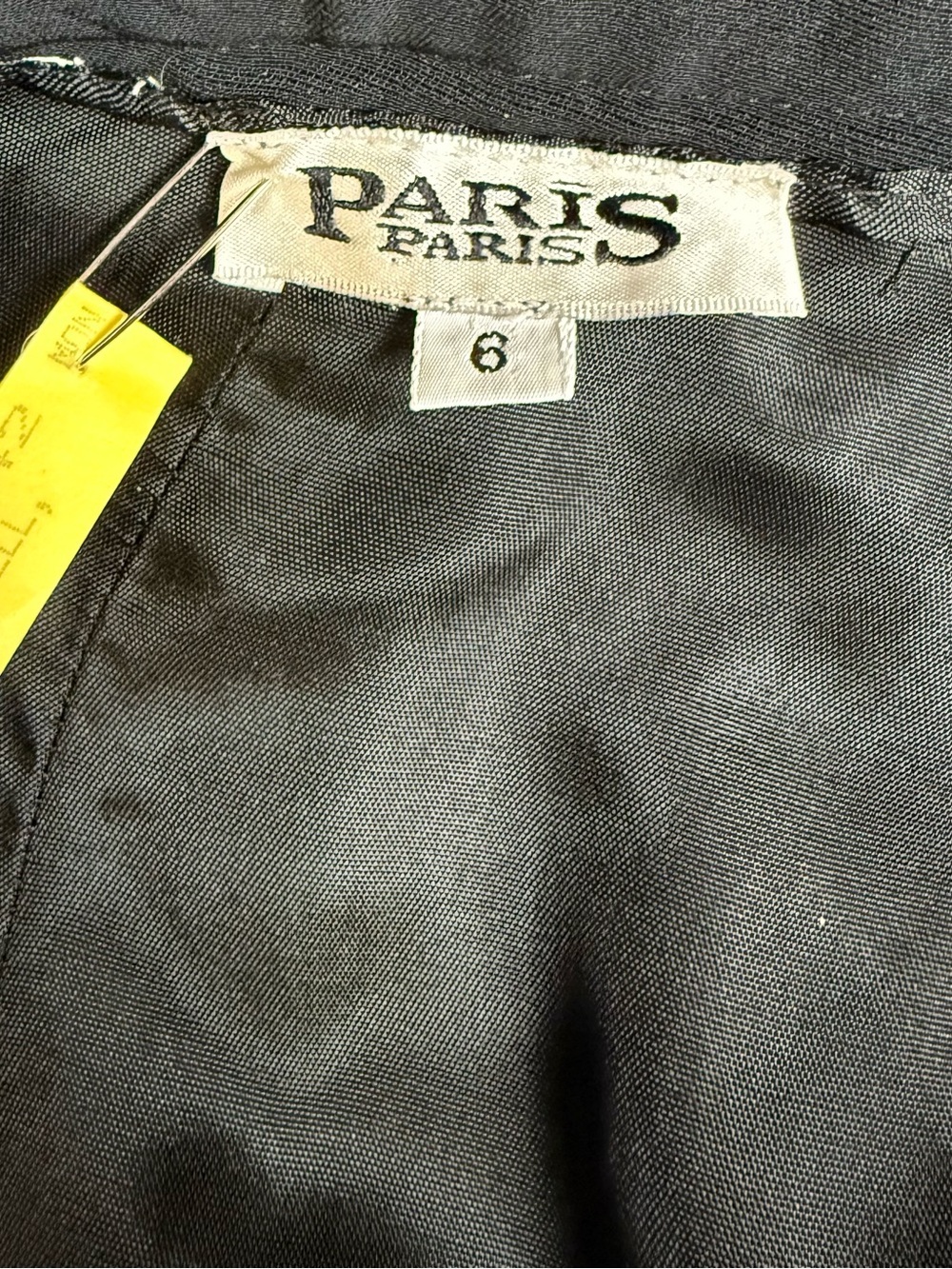 Paris Paris Vintage Women's Black Tailored Pantsuit - Picture 5 of 6